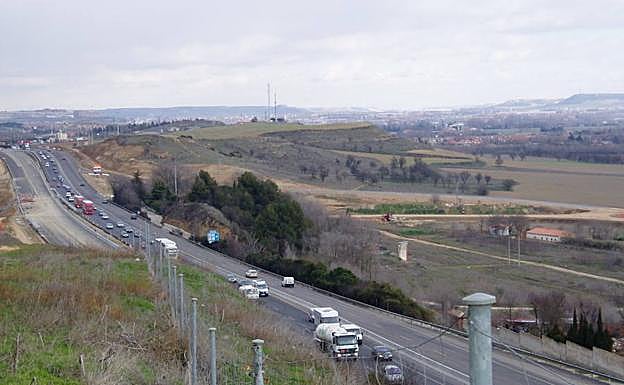 Imagen de la autovía A-62.