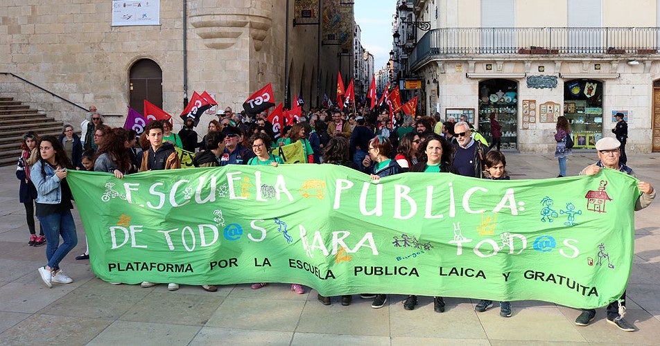 Fotos: Manifestación por la escuela pública en imágenes