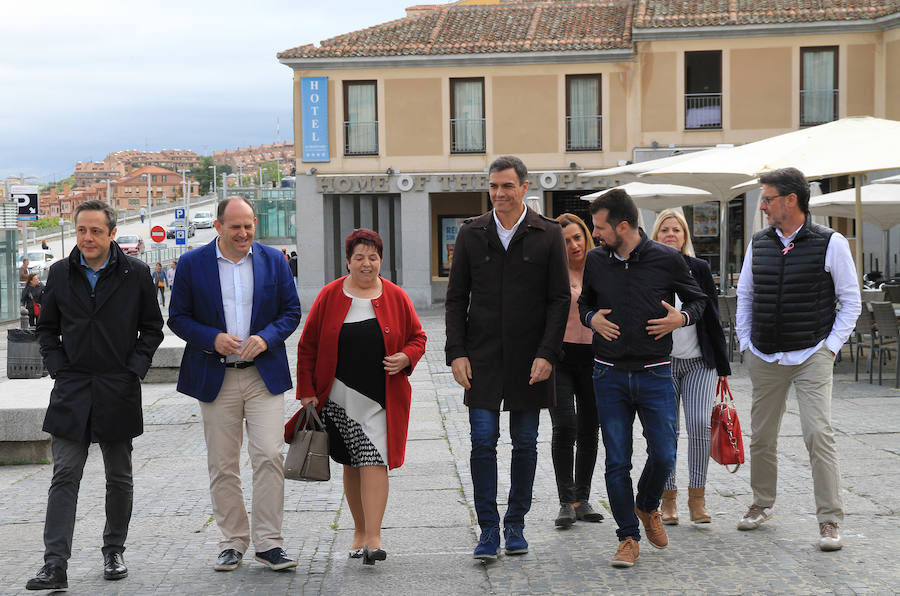 Fotos: Pedro Sánchez en Segovia