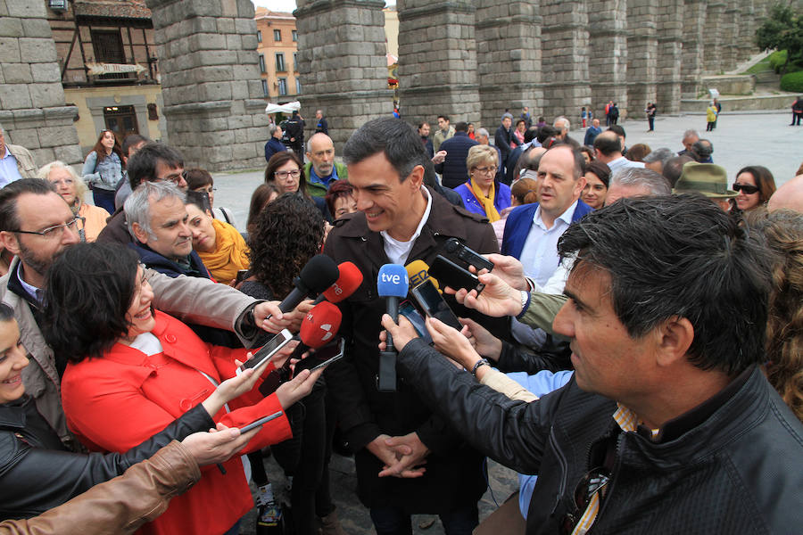 Fotos: Pedro Sánchez en Segovia