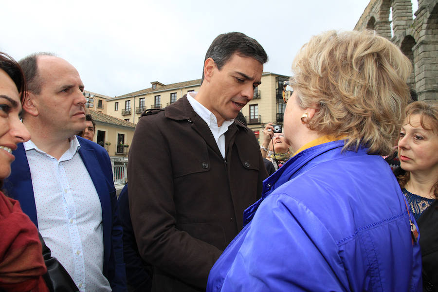 Fotos: Pedro Sánchez en Segovia