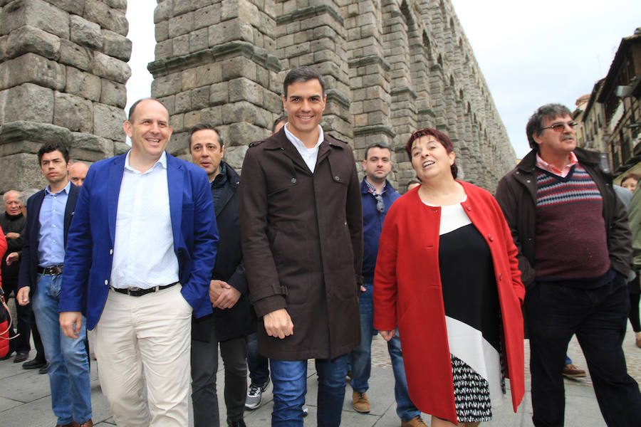 Fotos: Pedro Sánchez en Segovia