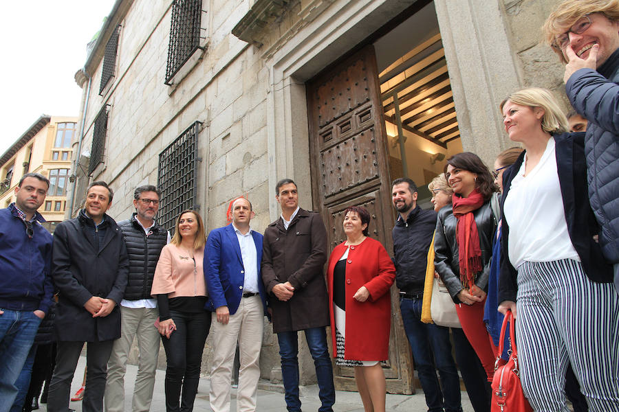 Fotos: Pedro Sánchez en Segovia