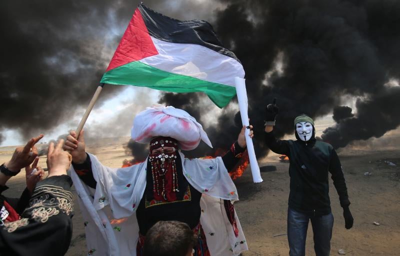 Más de cuarenta muertos y más de un millar de fallecidos en Gaza, en las protestas contra la embajada de EE UU en Jerusalén