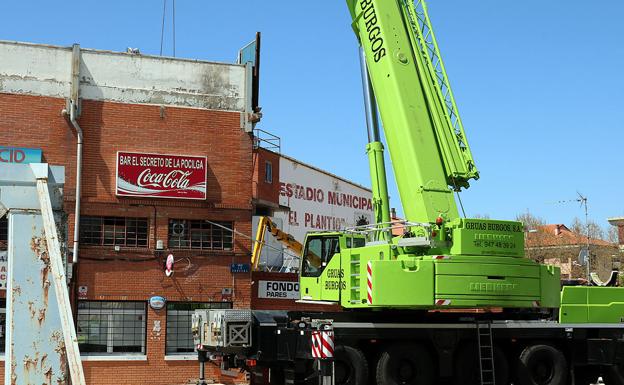 El alcalde, Javier Lacalle, desmiente que las obras de El Plantío estén paradas o vayan con retraso