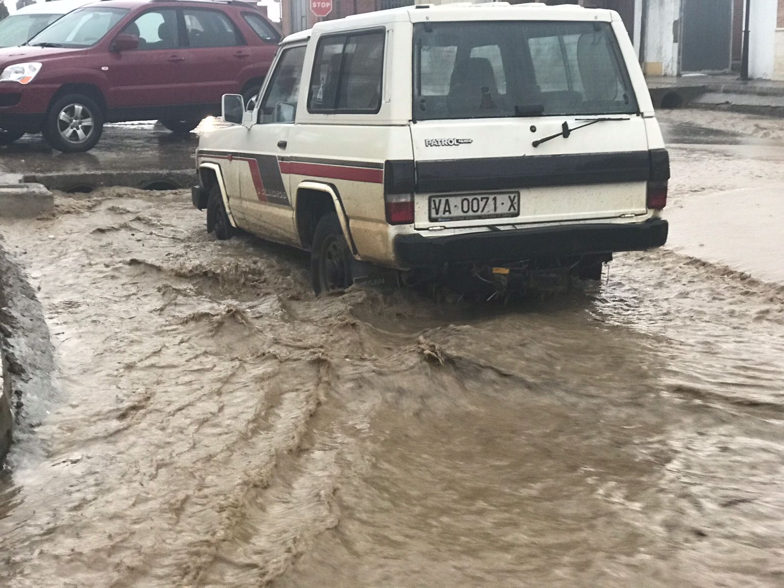 Fotos: Una tormenta inunda las calles de La Seca