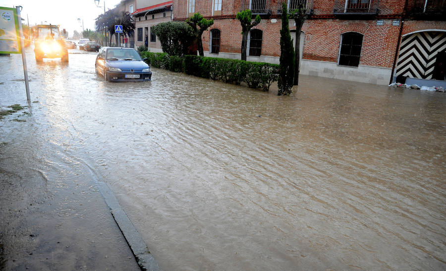 Fotos: Una tormenta inunda las calles de La Seca