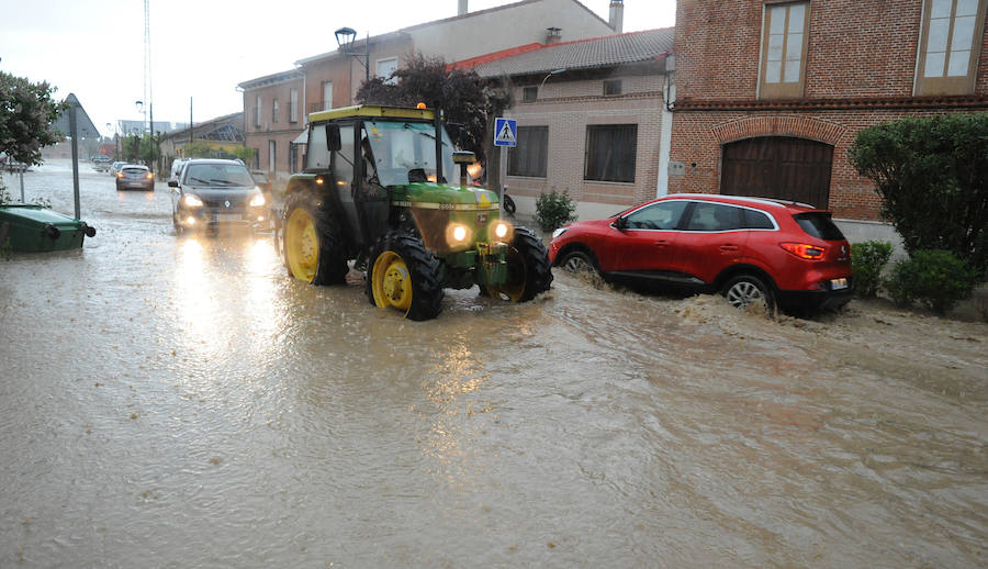 Fotos: Una tormenta inunda las calles de La Seca