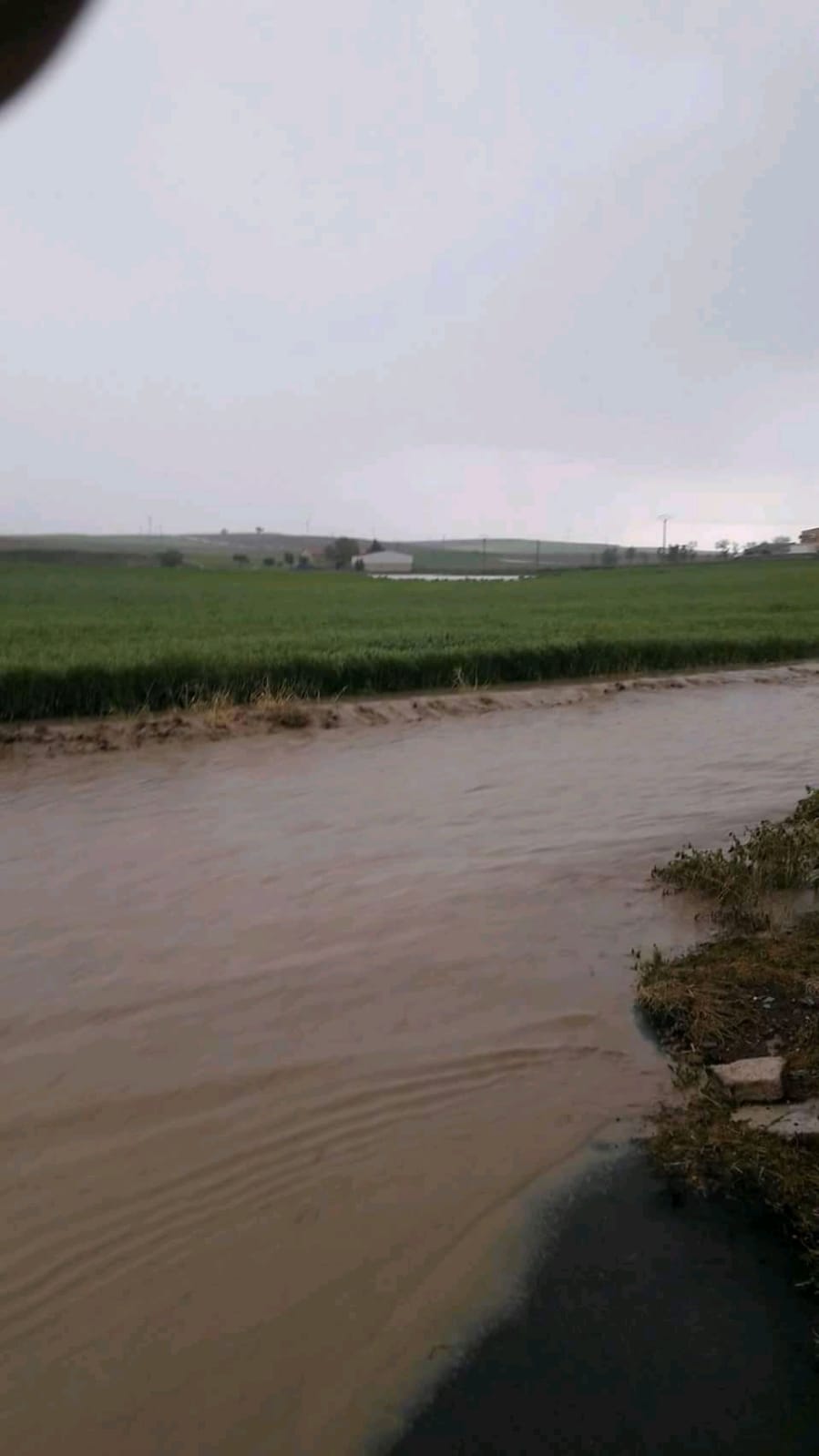 Fotos: Una tormenta inunda las calles de La Seca