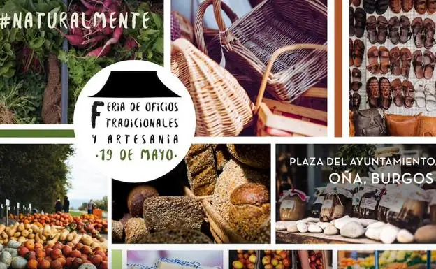 Cartel de la Feria de Oficios Tradicionales y Artesania.