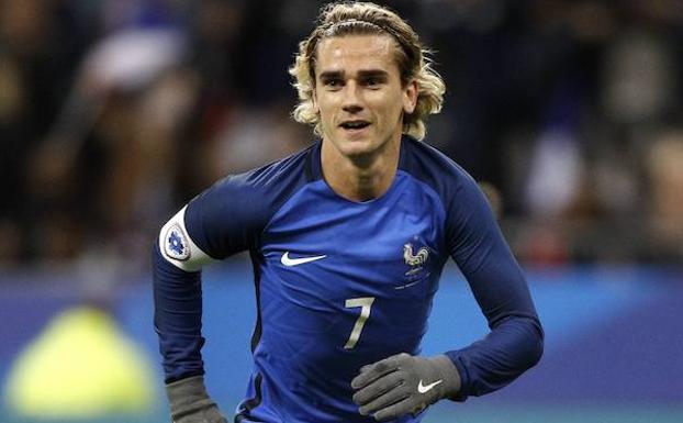 Antoine Griezmann, en un partido de los 'Bleus'. 