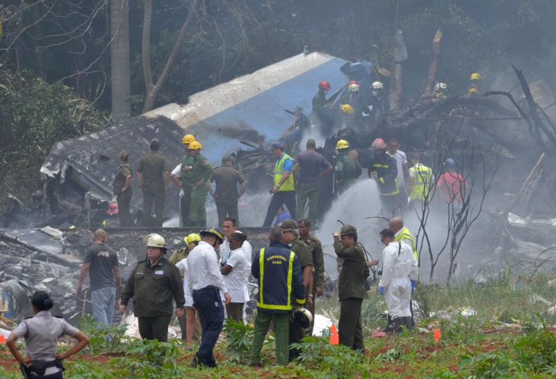 El aparato siniestrado, un Boeing 737 de la compañía Cubana de Aviación, se dirigía a Holguín con 113 personas a bordo