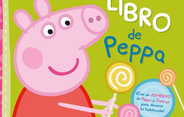 Portada de un libro de Peppa Pig. 