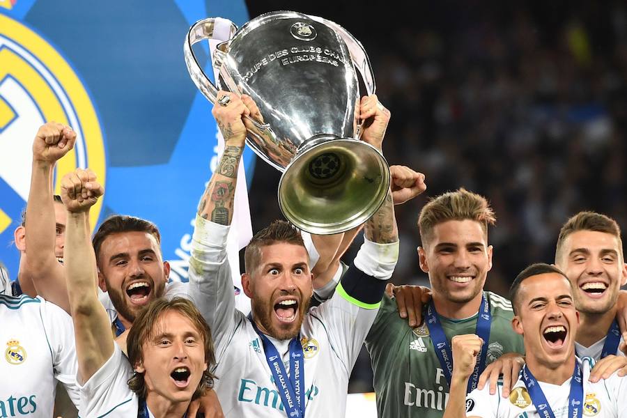 El Real Madrid conquistó en el Olímpico de Kiev su 'decimotercera' Champions, tras un partido en el que venció por 3-1 al Liverpool y en el que Bale fue protagonista al marcar dos goles