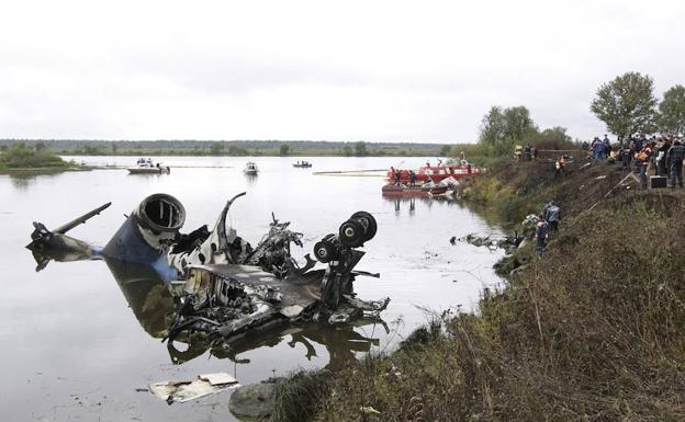 Restos del Yak-42.