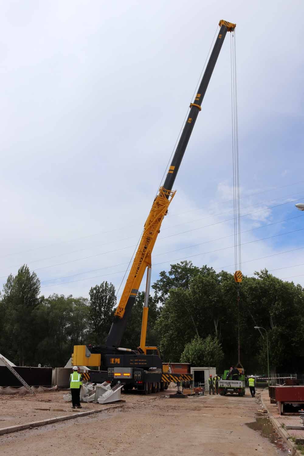 Fotos: Así avanzan las obras en el Puente de las Rebolledas