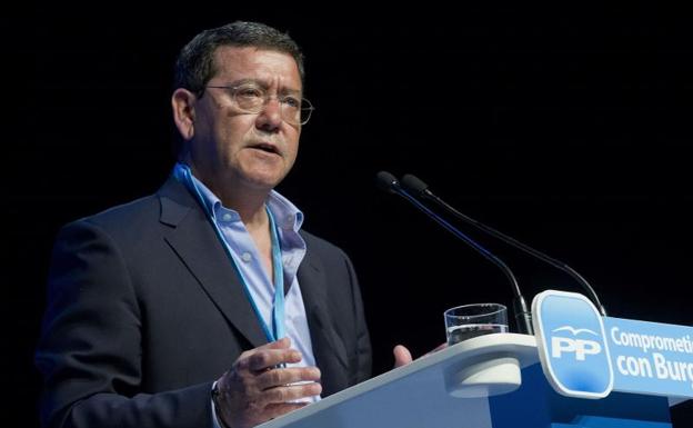 César Rico, presidente del Pp de Burgos.