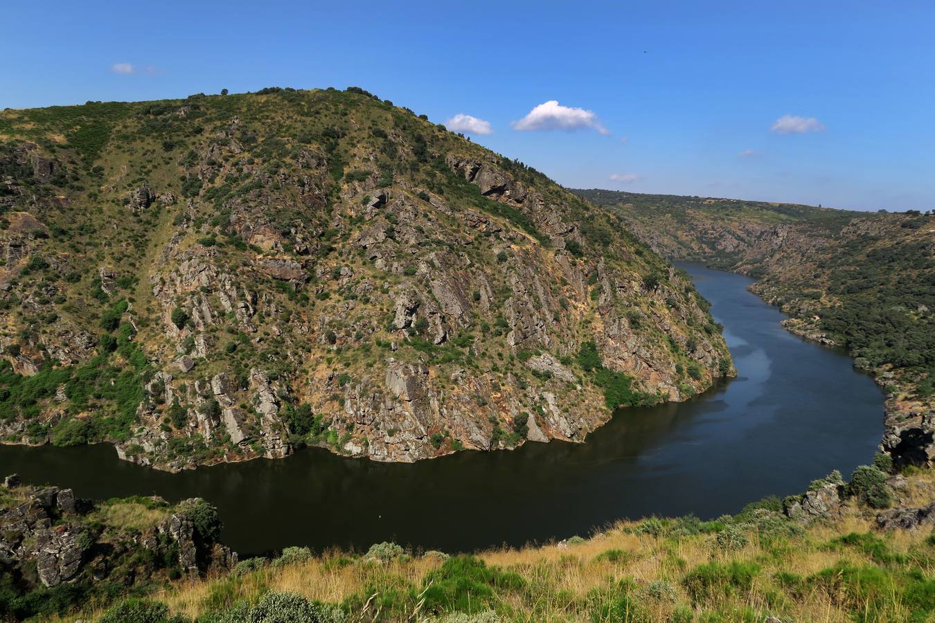 El Duero en Pino del Oro (Zamora).