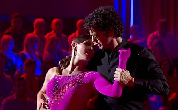 El Hombre de Negro en 'Bailando con las estrellas'. 