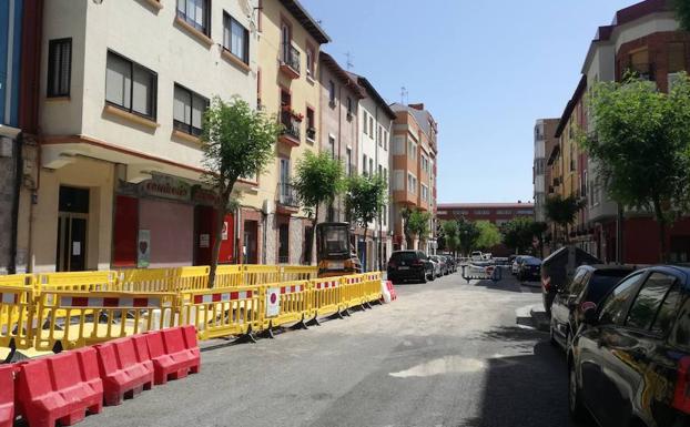 Las obras han comenzado esta mañana, tras detectarse el problema el pasado domingo