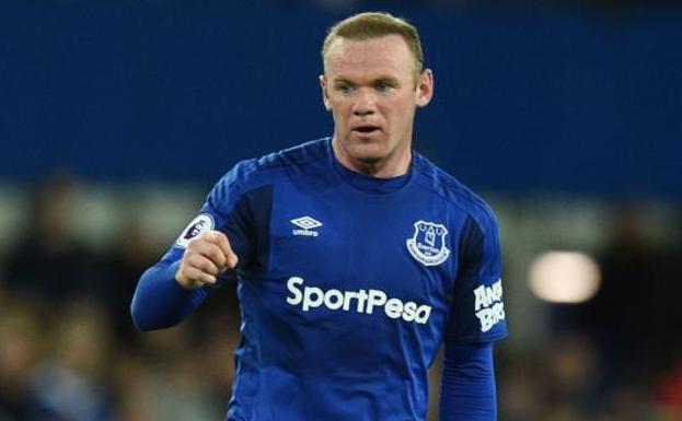 Wayne Rooney, con la camiseta del Everton. 