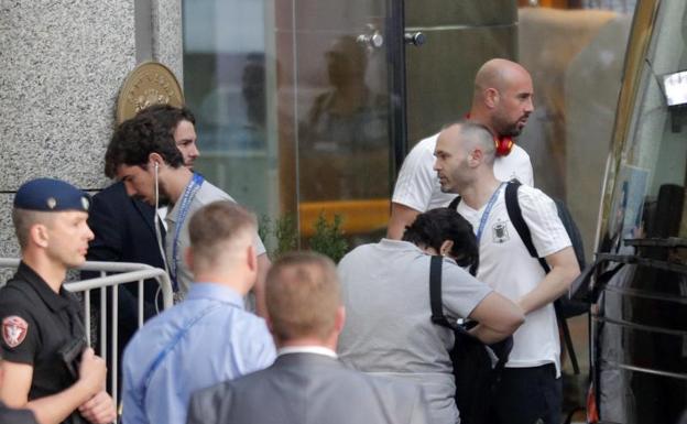 España, recién aterrizada en Moscú.