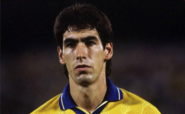 Andrés Escobar, durante un partido.