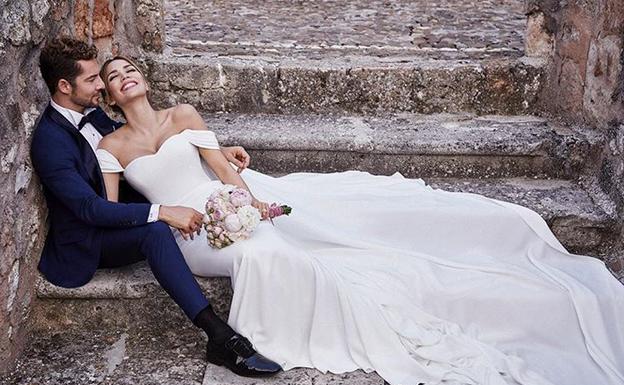 La foto de casados de David Bisbal con Rosanna Zanetti. 