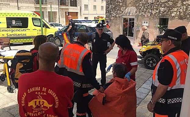 Imagen del momento de la localización