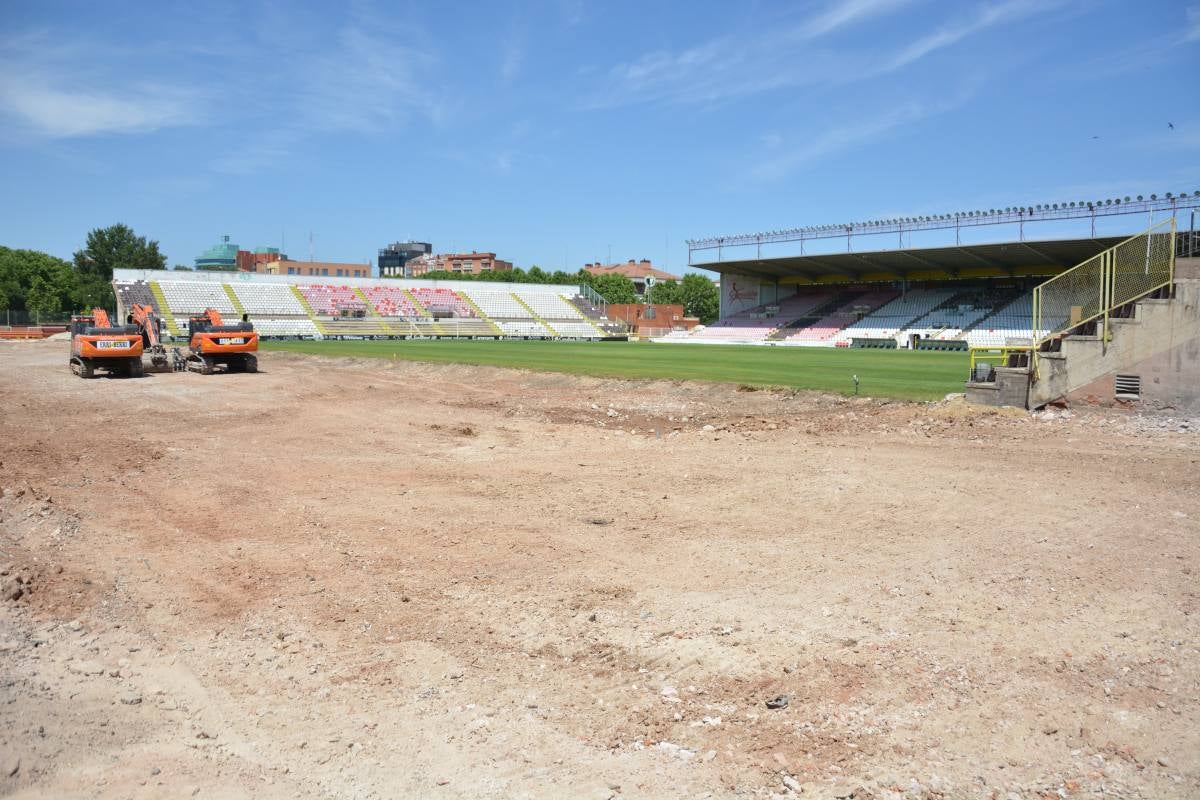 Fotos: Avance de las obras del estadio municipal de El Plantío