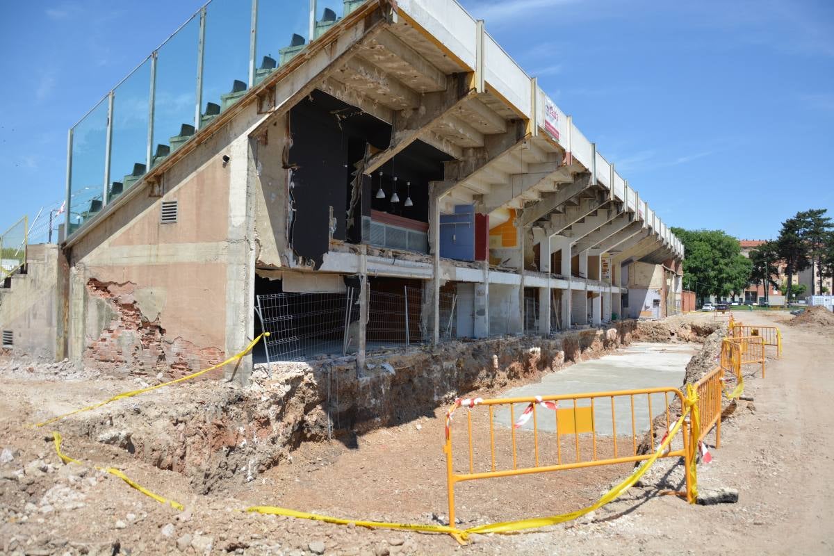 Fotos: Avance de las obras del estadio municipal de El Plantío