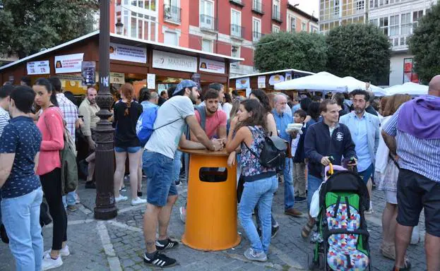 Aspecto de la Plaza de la Libertad durante estos Sampedros.