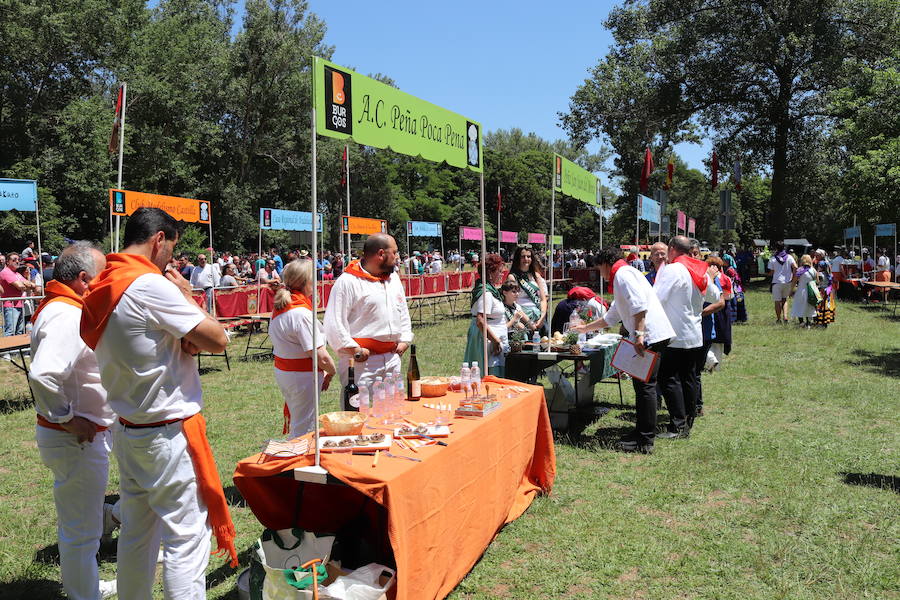 El Parque de Fuentes Blancas fue, como es habitual, el escenario de las últimas citas de los Sampedros: el Día de las Peñas y la quincuagésima primera edición del Concurso del Buen Yantar