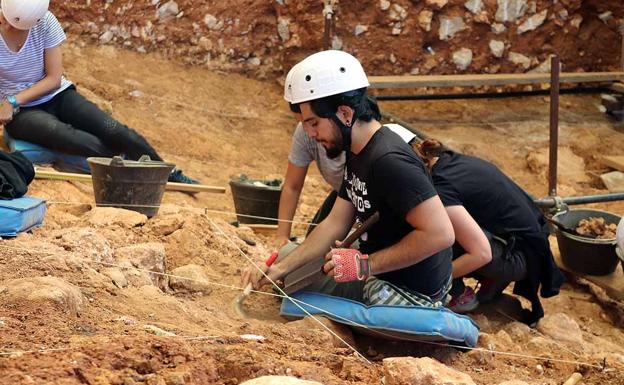 El trabajo de campo permite recuperar numerosos restos