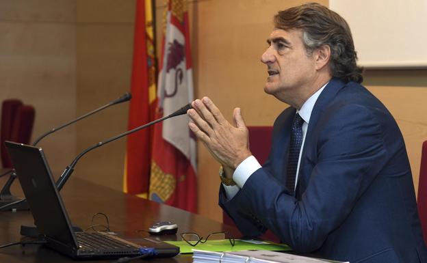 El director general del Instituto para la Competitividad Empresarial (ICE), José María Ribot, presenta las convocatorias de ayudas ICE 2018 en una jornada dirigida a empresas 