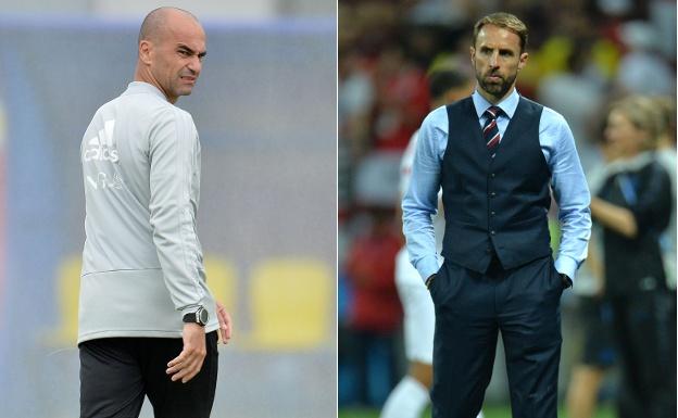 Roberto Martínez y Gareth Southgate.