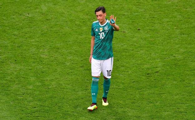 Özil, tras la eliminación de Alemania en el Mundial.