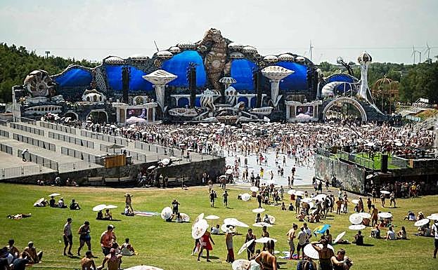 Vista del festival Tomorrowland. 