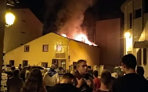 Imagen del incendio