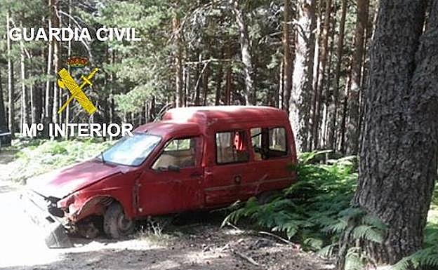 Furgoneta siniestrada