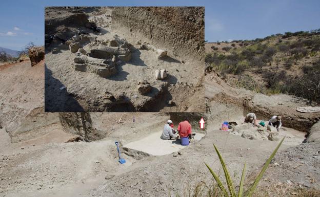 Un equipo del CENIEH encuentra restos del esqueleto de un elefante en Olduvai