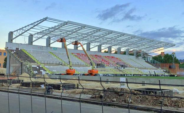 Los videomarcadores de El Plantío y el Coliseum, en el aire