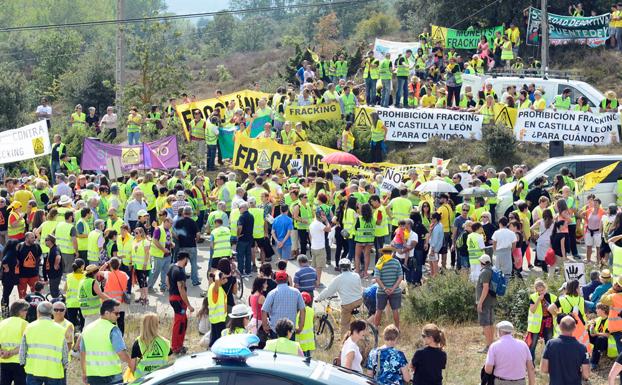 Burgos ha sido muy reivindicativa contra los proyectos de fracking