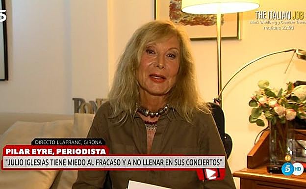 La periodista Pilar Eyre. 