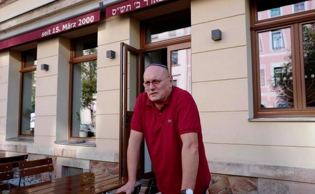 Uwe Dziuballa, propietario del restaurante atacado.