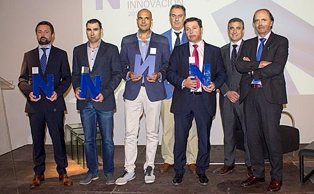 Siex 2001, DGH Technological Solutions y Construcciones Electromecánicas Aranda tomarán el testigo de Norteña de Aplicaciones y Obras, Cerveza Mica, Sinter Interibérica y Tacon Decor (en la imagen), ganadores de la edición de 2017.