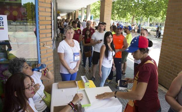 Votación contra la Constituyente, el pasado julio, en Valladoli.