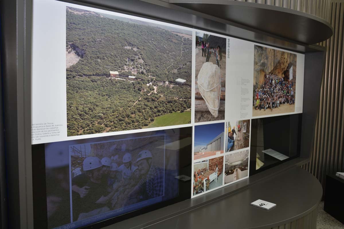 El Museo de la Evolución Humana acoge la exposición temporal sobre el 40 aniversario del inicio del proyecto investigador de Atapuerca.