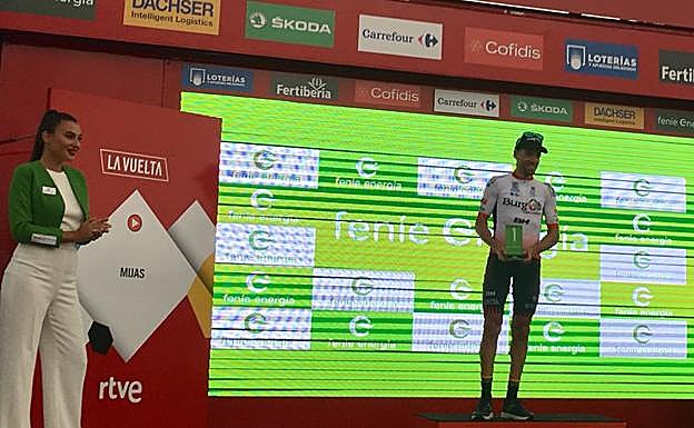 Simón consiguió un premio a la Combatividad en la tercera etapa