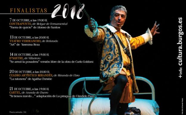 El Certamen Provincial de Teatro continúa este fin de semana con una sesión doble